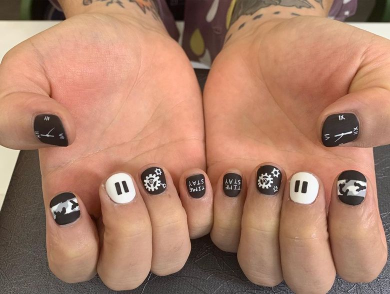 K Pop Idol Nail Art That You Should Try  - 60