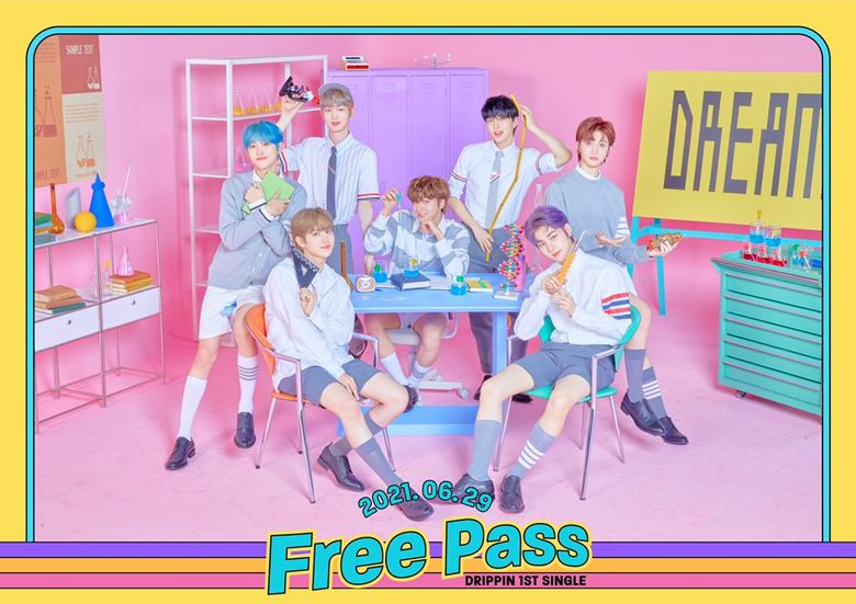 DRIPPIN 1st Single Album "Free Pass" Concept Photo #2