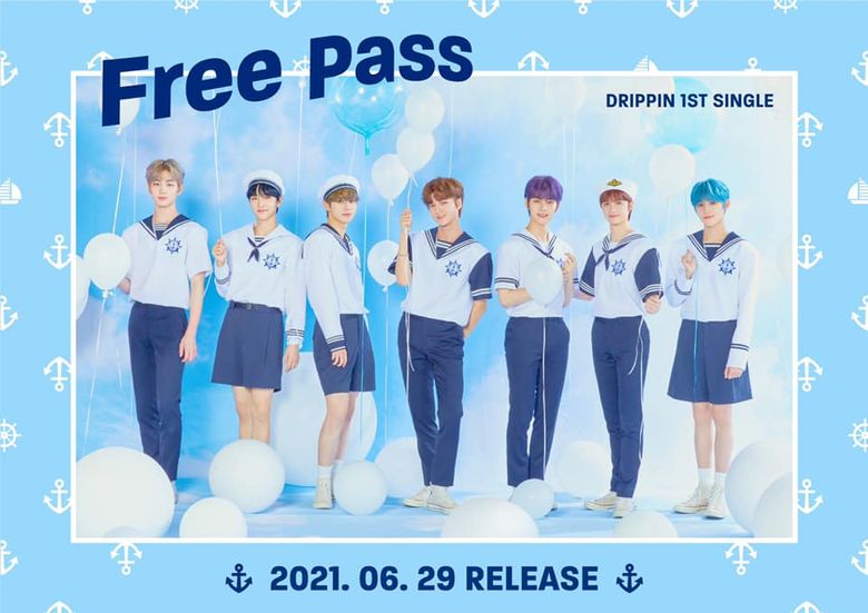 DRIPPIN 1st Single Album "Free Pass" Concept Photo #3