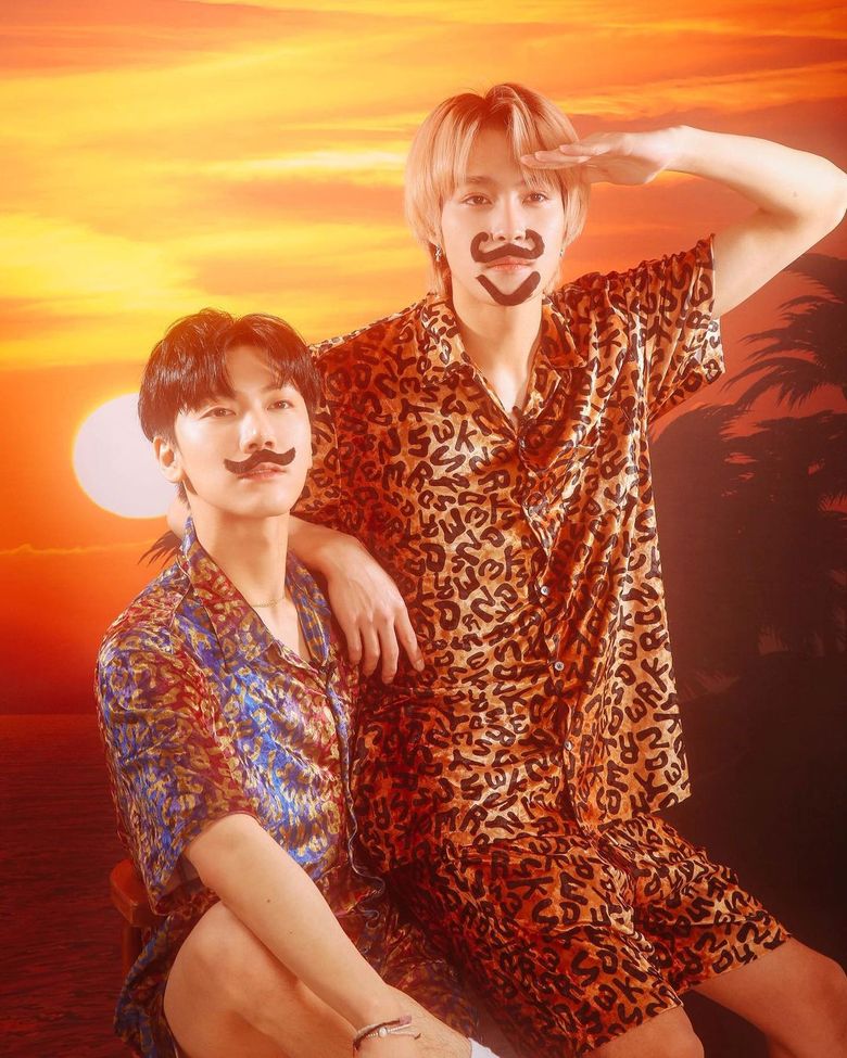 WayV Members YangYang And Ten Get 80s Style Glamour Shots Taken Of Them And We Can t Stop Staring  - 80