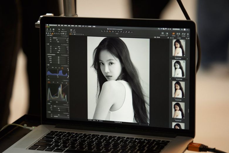 Behind-the-Scenes of New Profile Photography Site of Son NaEun