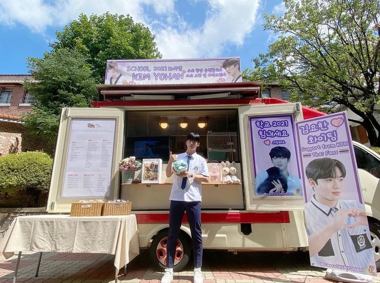 WEi s Kim YoHan Poses Adorably On The Set Of  School 2021   - 21