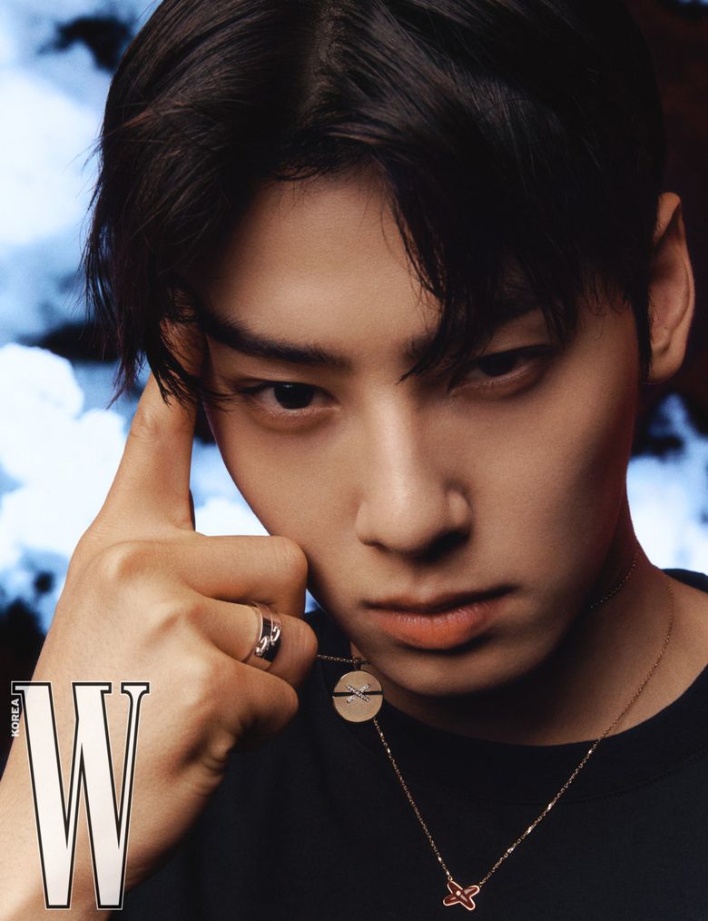 ASTRO's Cha EunWoo For W Korea Magazine December Issue