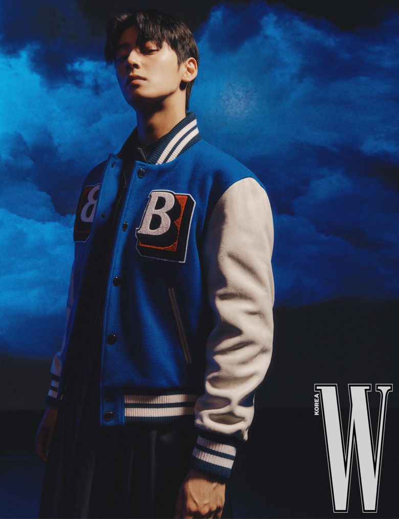 ASTRO's Cha EunWoo For W Korea Magazine December Issue