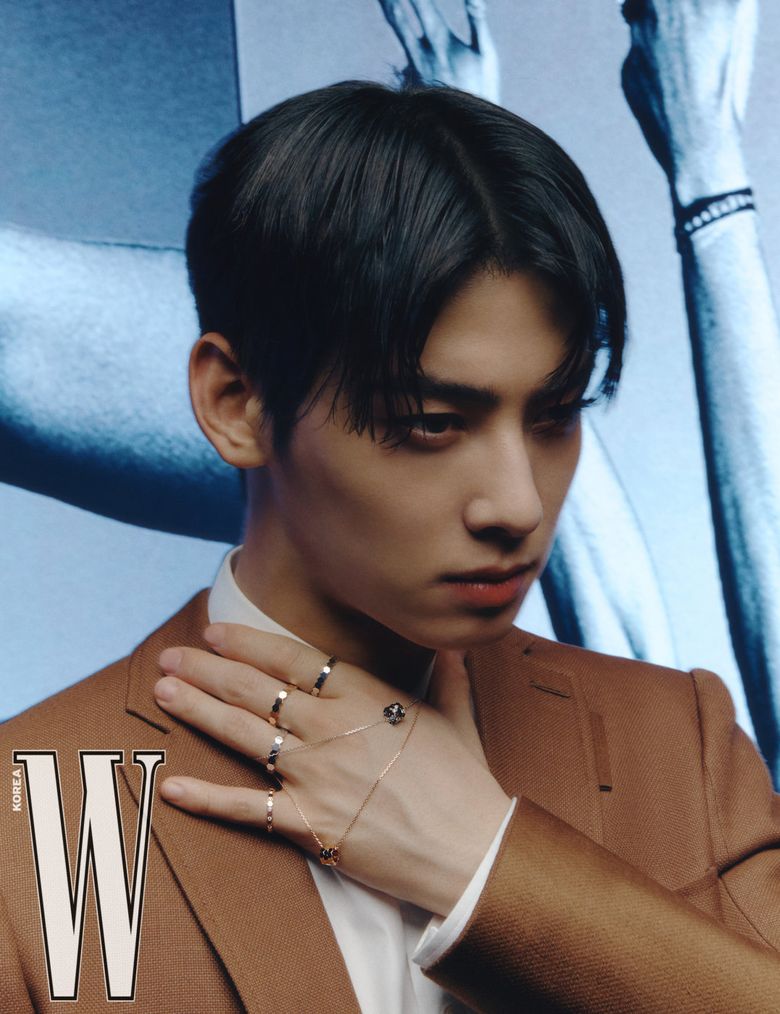 ASTRO's Cha EunWoo For W Korea Magazine December Issue