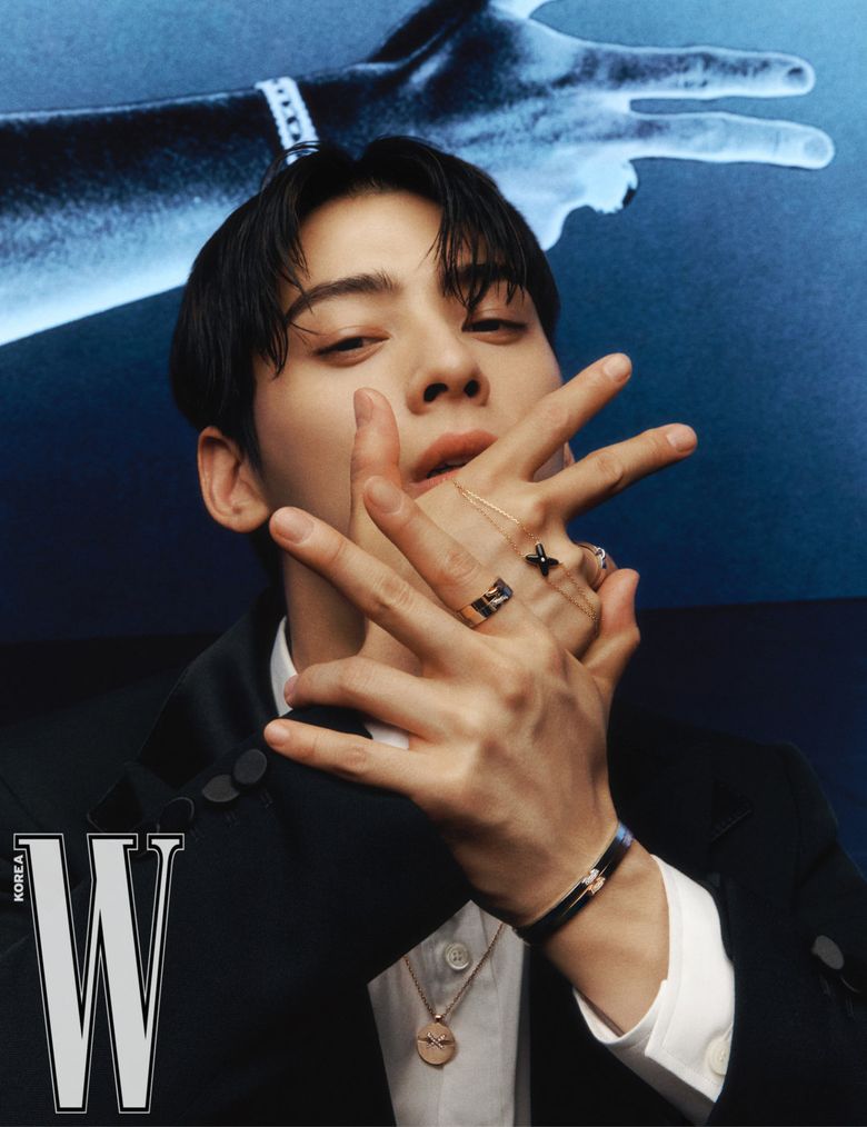 ASTRO's Cha EunWoo For W Korea Magazine December Issue