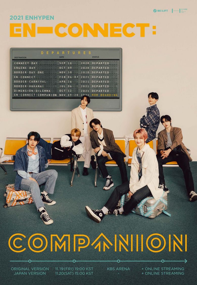 ENHYPEN “EN-CONNECT : COMPANION” Online And Offline Fan Meeting: Live Stream And Ticket Details