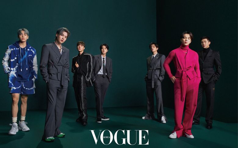 BTS For VOGUE Korea Magazine January Cover Issue