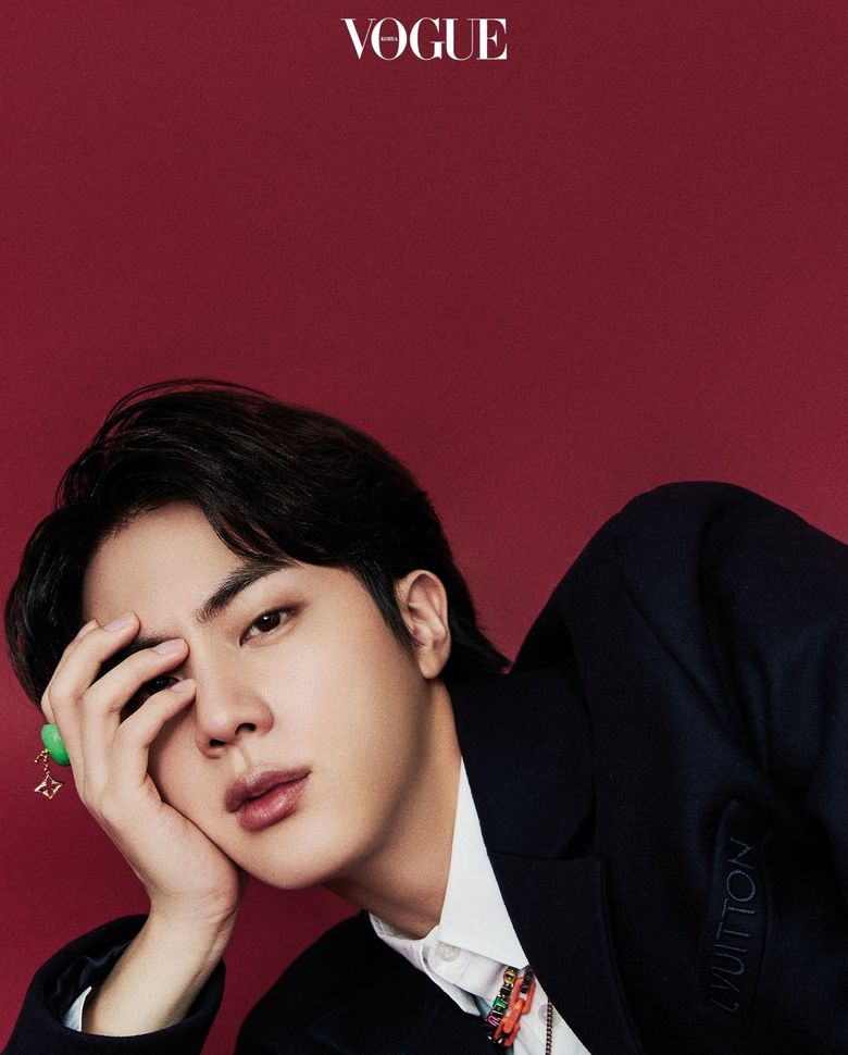 Jin (BTS) For VOGUE Korea Magazine January Cover Issue