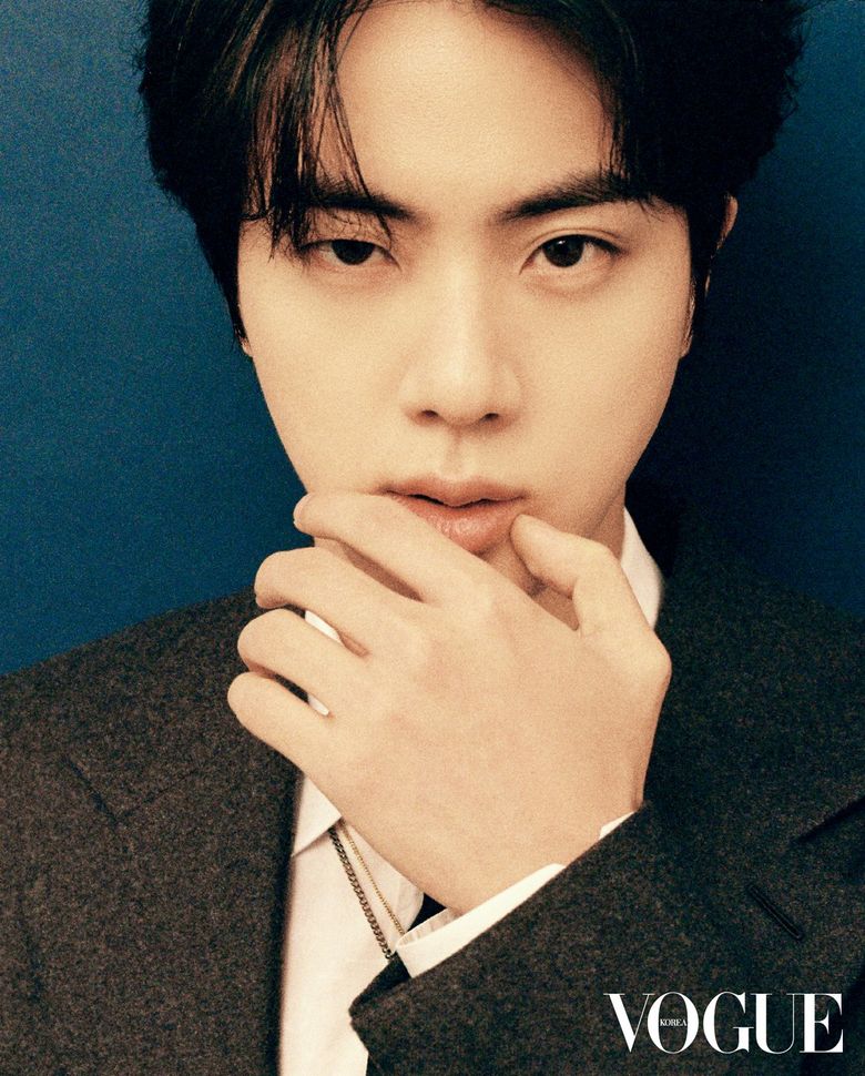 Jin (BTS) For VOGUE Korea Magazine January Cover Issue