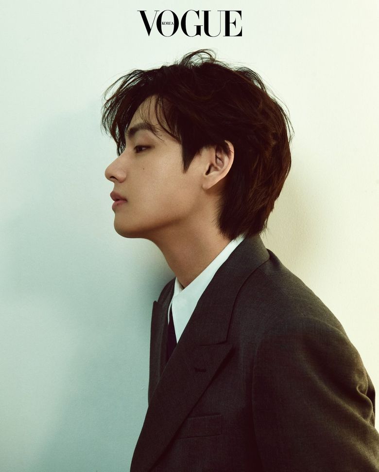 V (BTS) For VOGUE Korea Magazine January Cover Issue