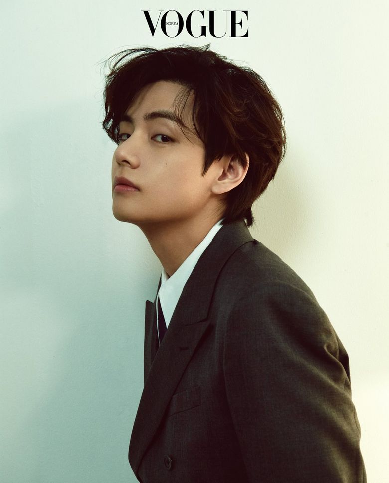 V (BTS) For VOGUE Korea Magazine January Cover Issue