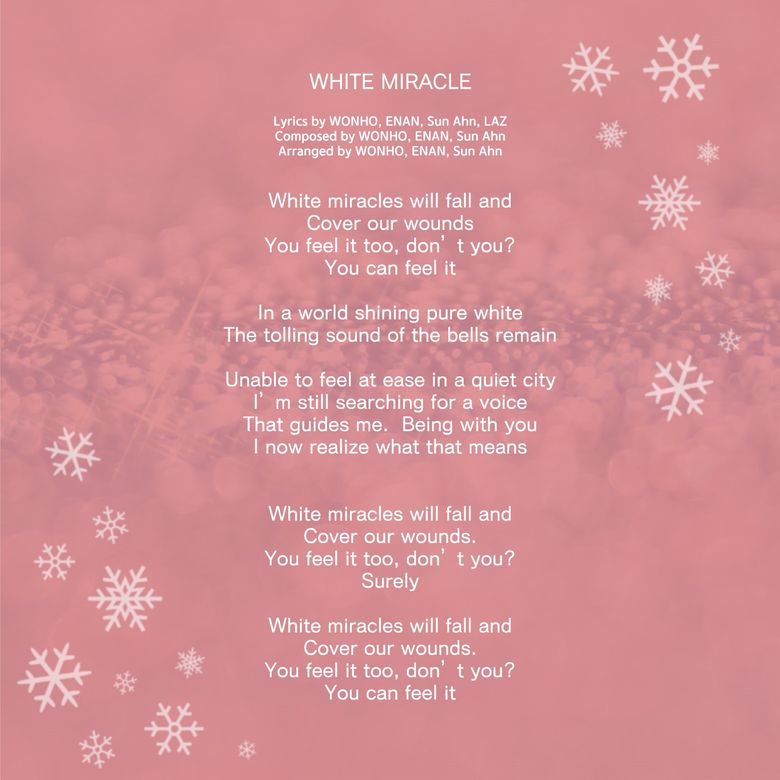 K-Pop Lyrics Explanation: What is the Meaning of WonHo's 'White Miracle'?