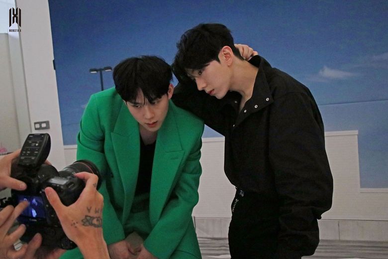 MONSTA X' KiHyun & JooHoney For W Korea Magazine July Issue Behind-the-Scene