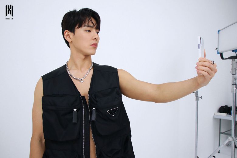 MONSTA X' ShowNu For Prada S/S 22 Men's Show Behind-the-Scene