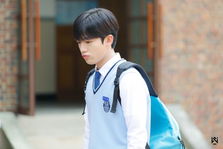 WEi's Kim YoHan, Drama "School 2021" Set Behind-the-Scene - Part 2