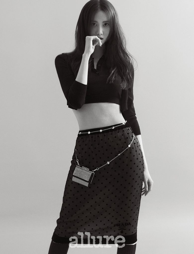 Girl's Generation's YoonA For allure Korea Magazine January Issue (+Behind-the-Scene)