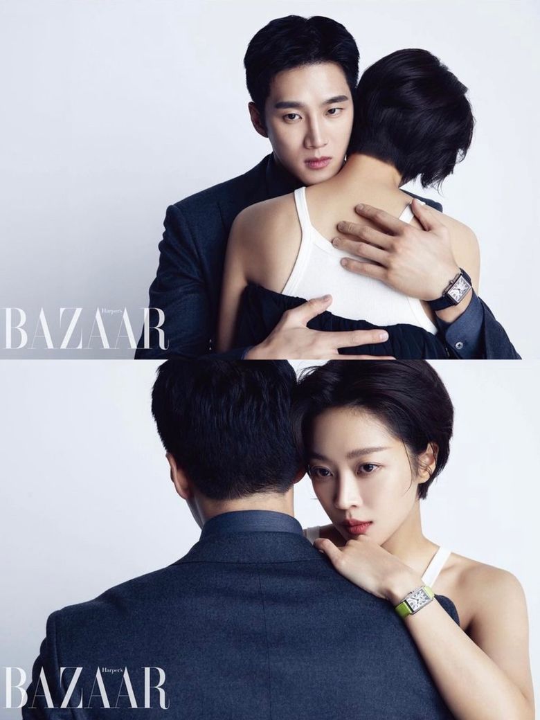 Ahn BoHyun & Cho BoAh For Harper's BAZZAR  Korea Magazine March Issue