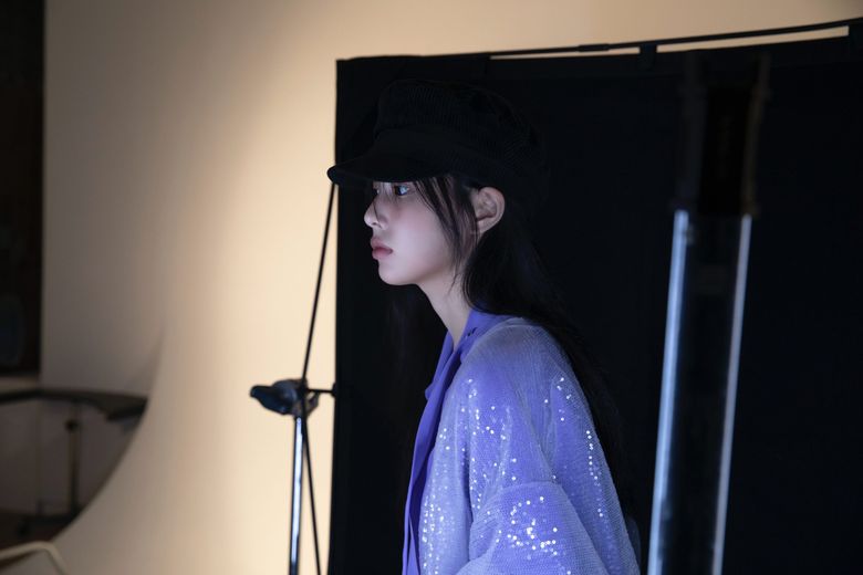 Kang HyeWon For GQ Korea Magazine February Issue Behind-the-Scene