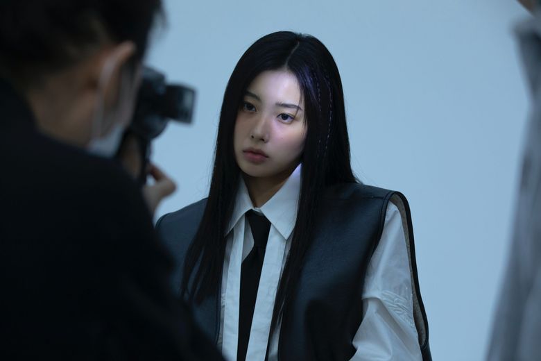 Kang HyeWon For GQ Korea Magazine February Issue Behind-the-Scene