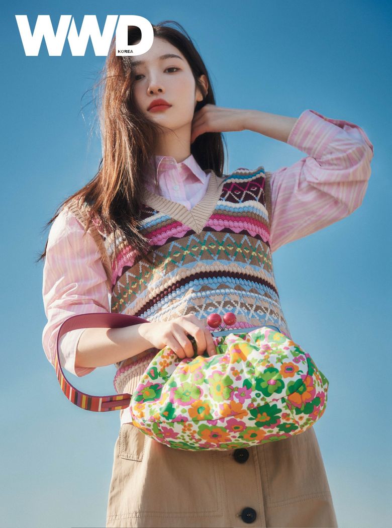 DIA's Jung ChaeYeon For WWD Korea Magazine March Issue