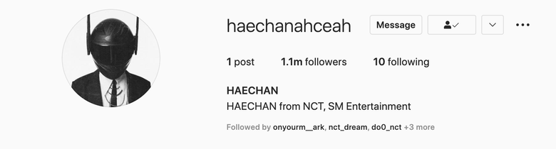 NCT s HaeChan Launches A Personal Instagram Account And Is Already On 1 Million Followers - 92