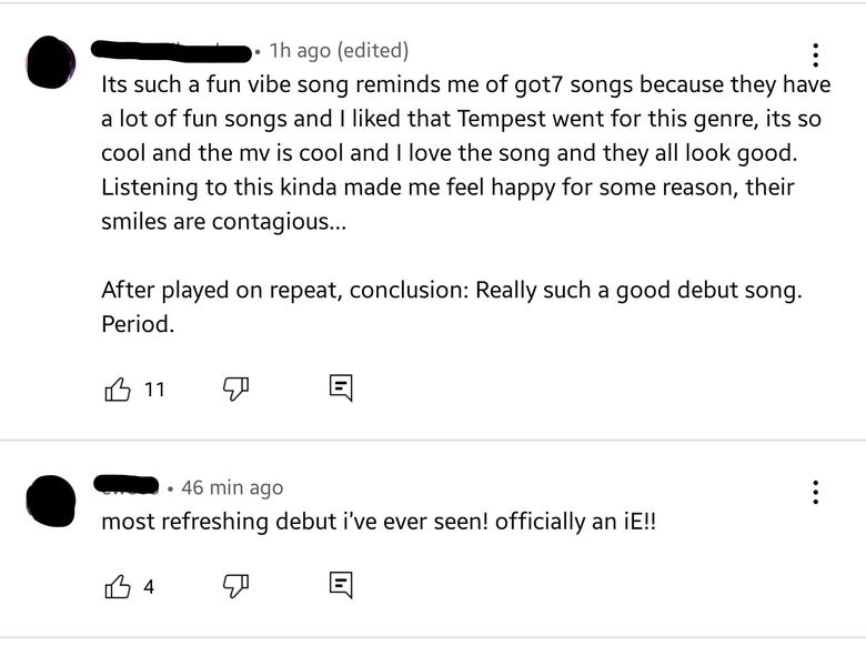 Fans Reaction To TEMPEST Debut Album And Music Video