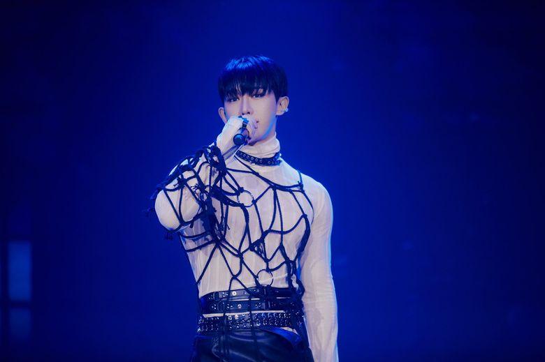 WonHo And His Stylish Outfits From 'EYE ON YOU' Stage Performances