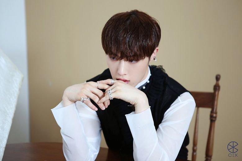 CIX's HyunSuk, Poster Shooting For UNIVERSE Behind-the-Scene