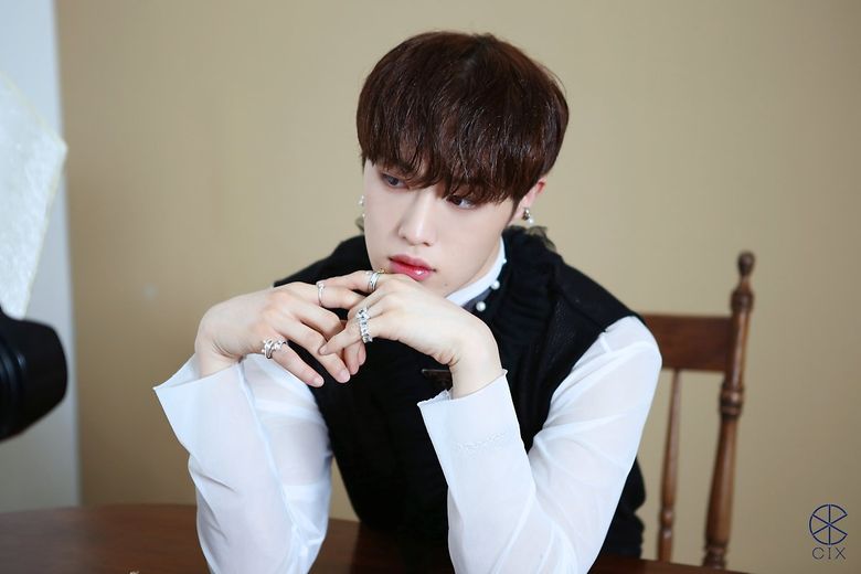 CIX's HyunSuk, Poster Shooting For UNIVERSE Behind-the-Scene