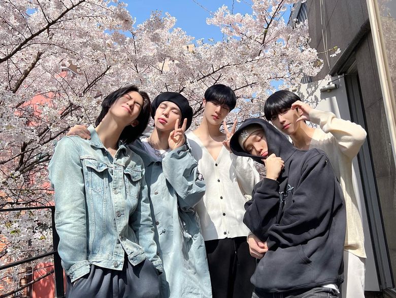 CIX Makes Fans Play The Hidden Picture Game In Annual Cherry Blossom Photos With Their Flower like Visuals - 55