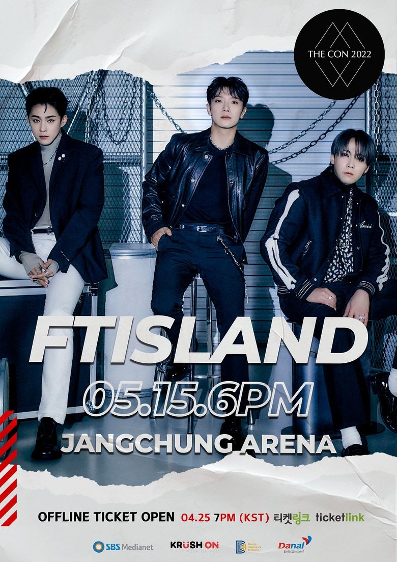 FTISLAND "THE CON 2022" Concert: Ticket Details