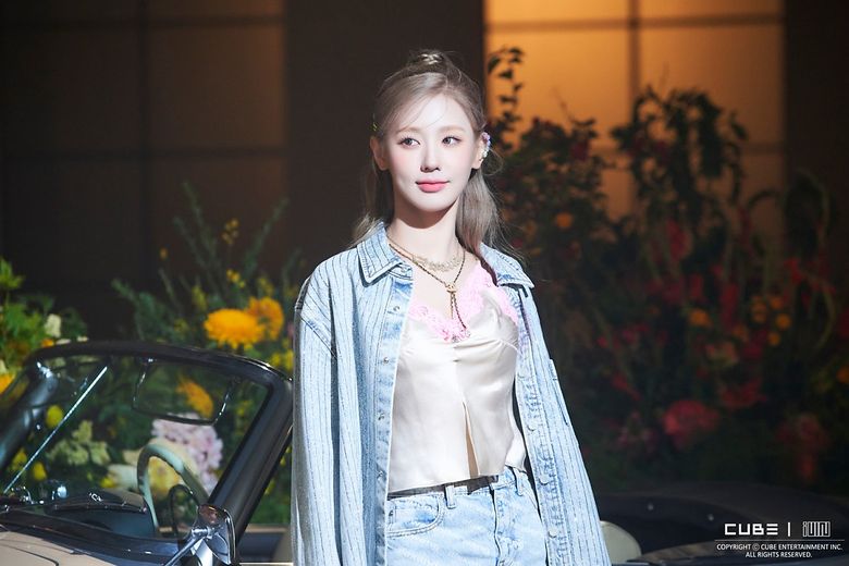 (G)I-DLE's MiYeon, Filming 'Drive' MV Set Behind-the-Scene Part 2