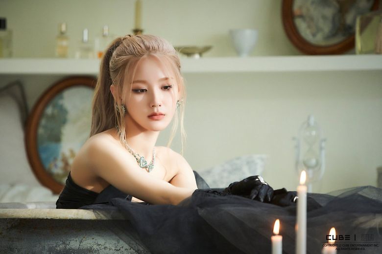 (G)I-DLE's MiYeon, Filming 'Drive' MV Set Behind-the-Scene Part 2