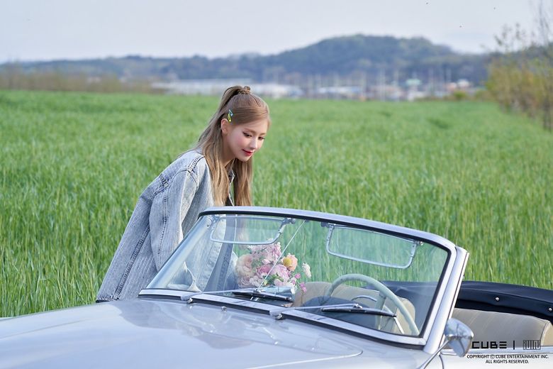 (G)I-DLE's MiYeon, Filming 'Drive' MV Set Behind-the-Scene Part 1