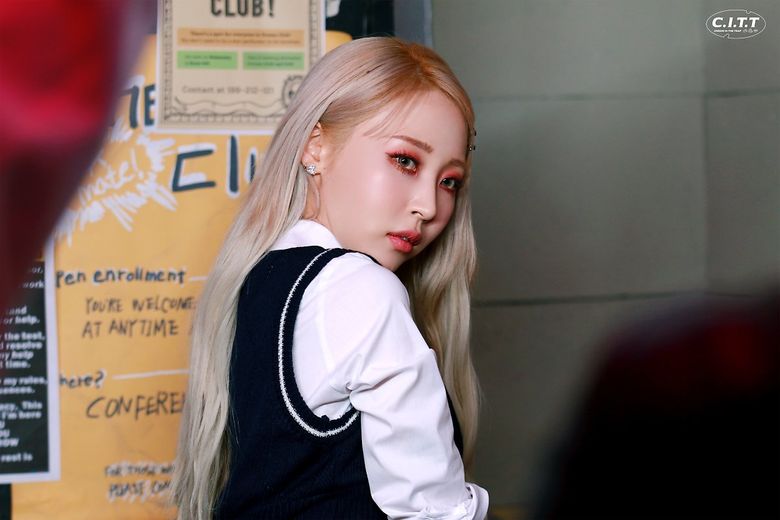 MAMAMOO's MoonByul, Filming 'C.I.T.T (Cheese in the Trap)' MV Behind-the-Scene Part 1