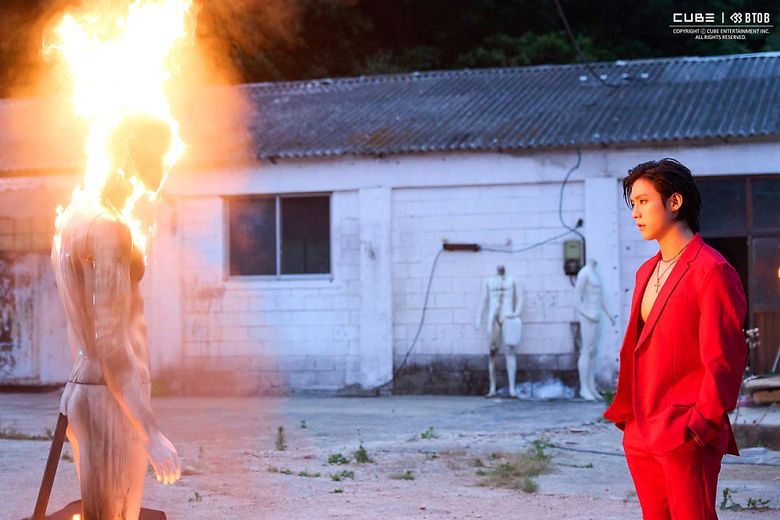 BTOB's MinHyuk (HUTA), Filming 2nd Album "BOOM" Concept Trailer Behind-the-Scene