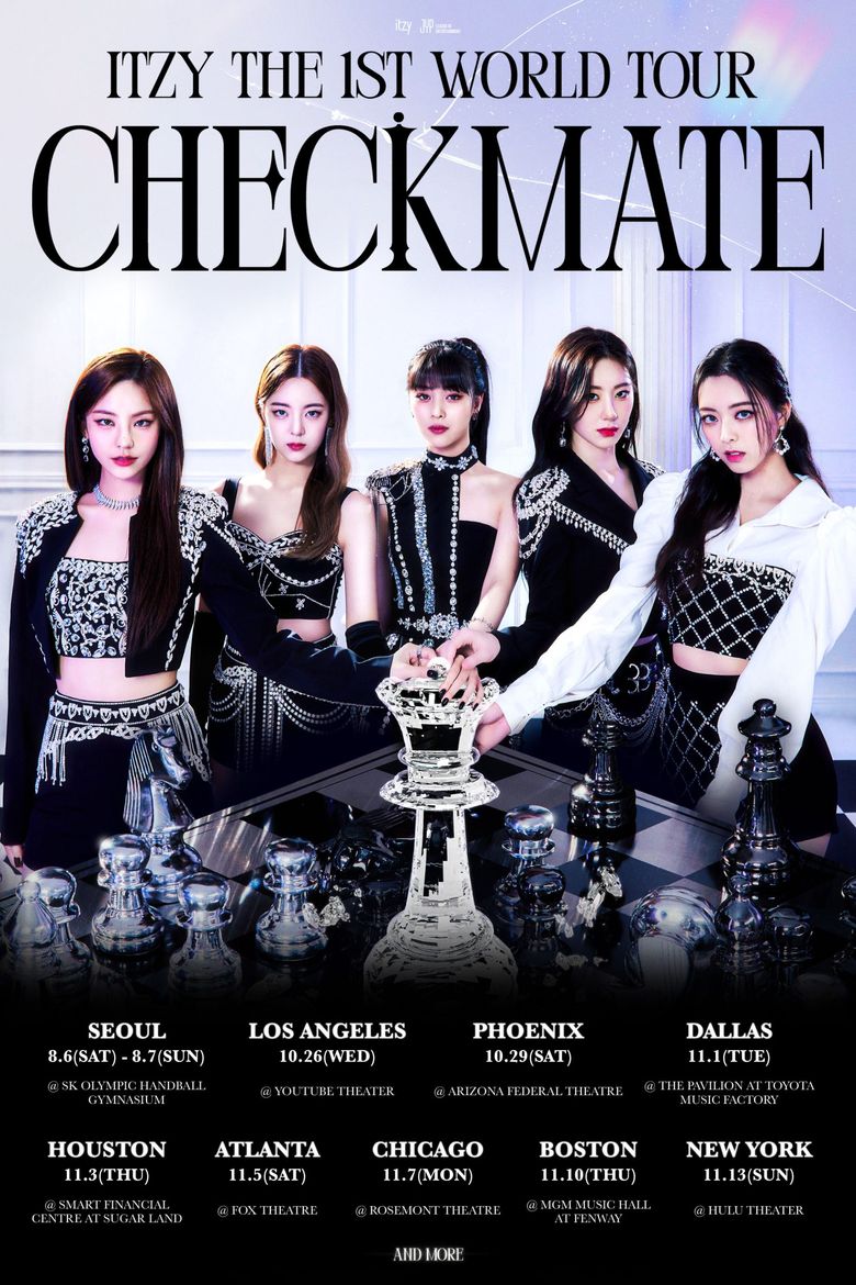 ITZY "CHECKMATE" The 1st World Tour Cities And Ticket Details Kpopmap