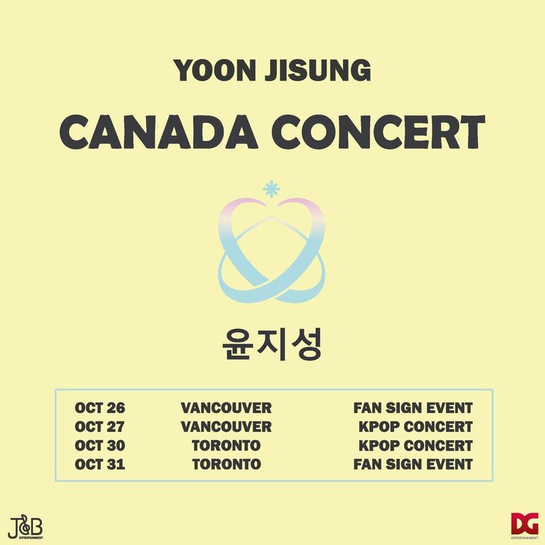 Yoon JiSung 2022 Canada Concert: Cities And Ticket Details