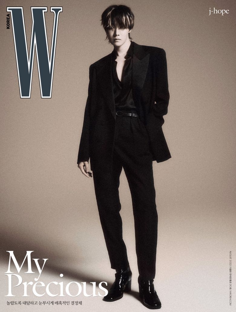 BTS' J-Hope For W Korea Cover August 2022 Issue
