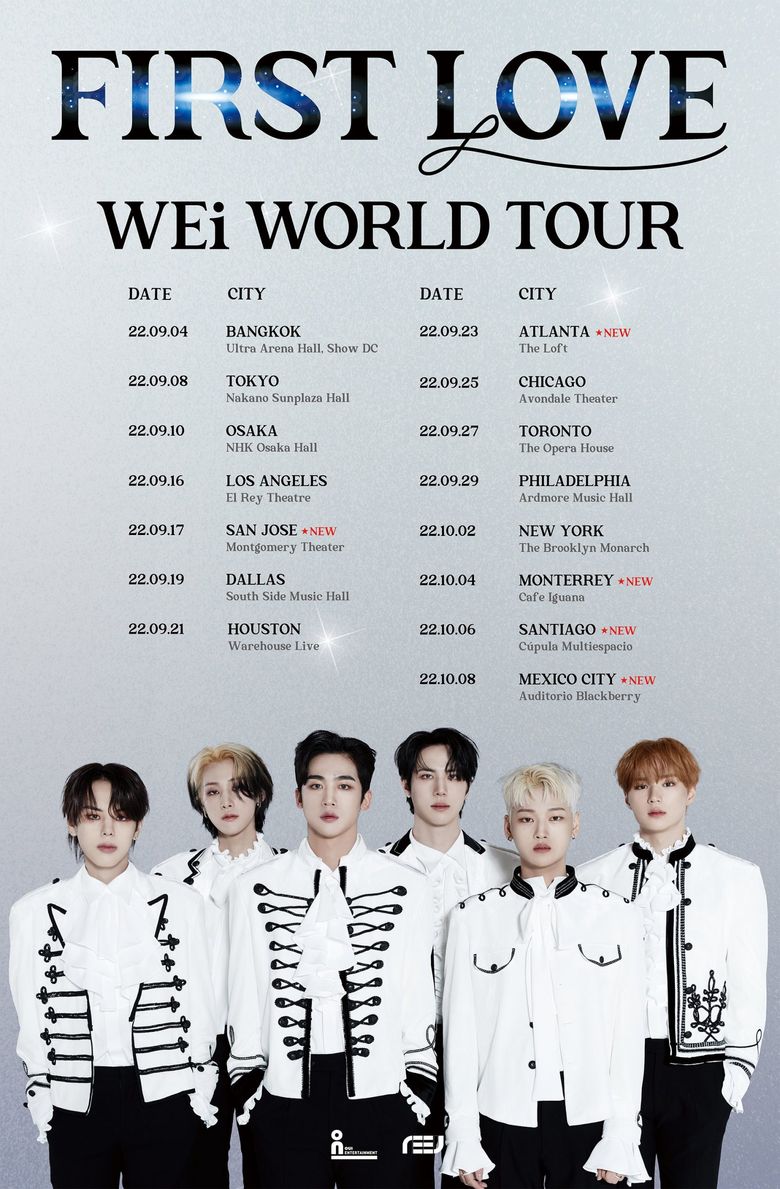 WEi “FIRST LOVE” World Tour: Cities And Ticket Details