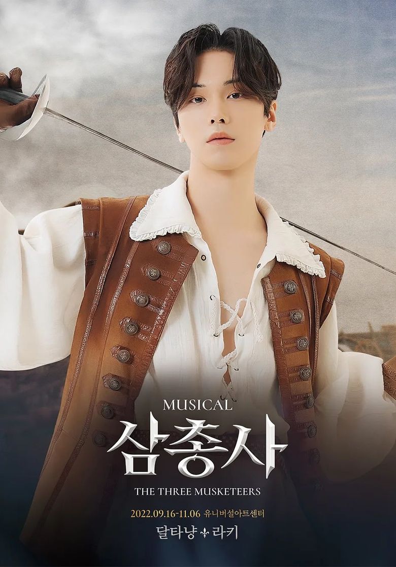 Ren, ASTRO's Rocky and DKZ's KyoungYoon & MinGyu will grace the stage in "The three Musketeers" Musical