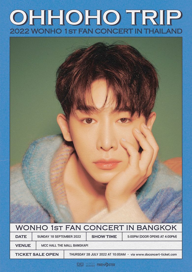 WonHo's 1st Fan Concert In Bangkok: Ticket Details