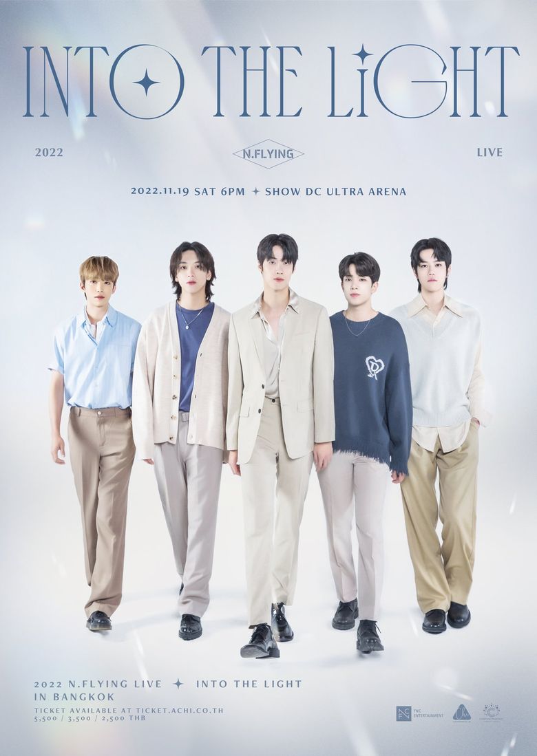  2022 N.Flying Live “Into The Light” In Bangkok: Ticket Details