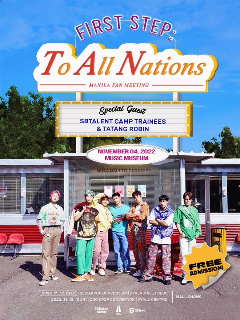 TAN “FIRST STEP: TO ALL NATIONS” Fan Meeting In Manila: Admission Details