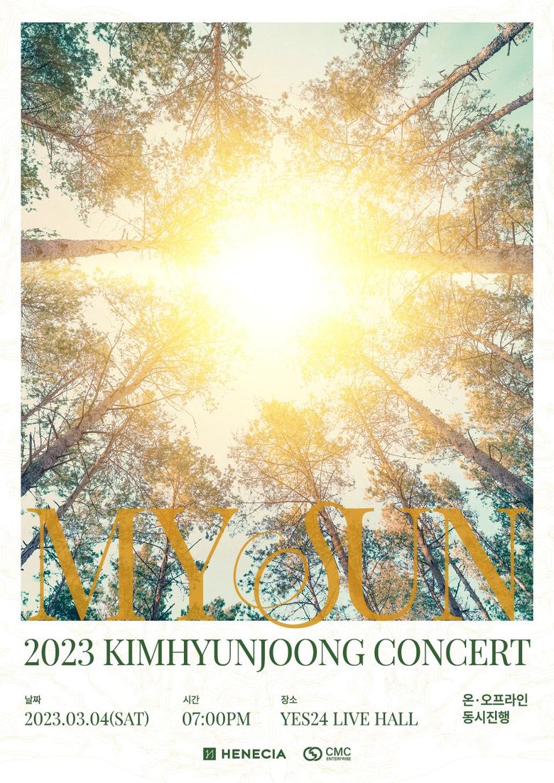  2023 Kim HyunJoong “MY SUN” Concert: Ticket Details