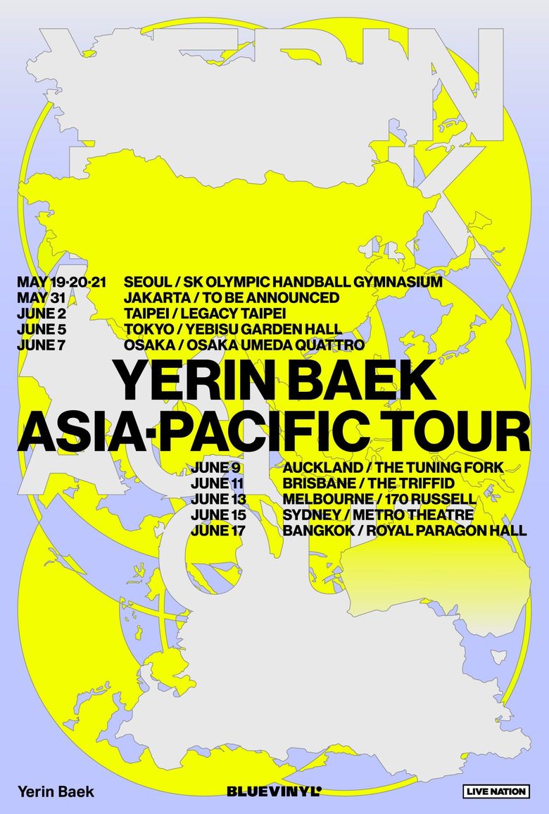  2023 Baek YeRin Asia-Pacific Tour: Cities And Ticket Details