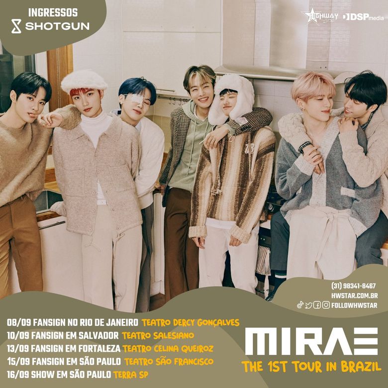  2023 MIRAE 1st Tour In Brazil: Ticket Details