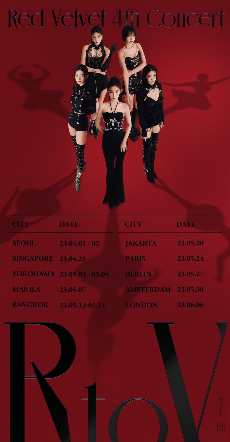 Red Velvet ‘R To V’ 4th Concert Global Tour: Cities And Ticket Details
