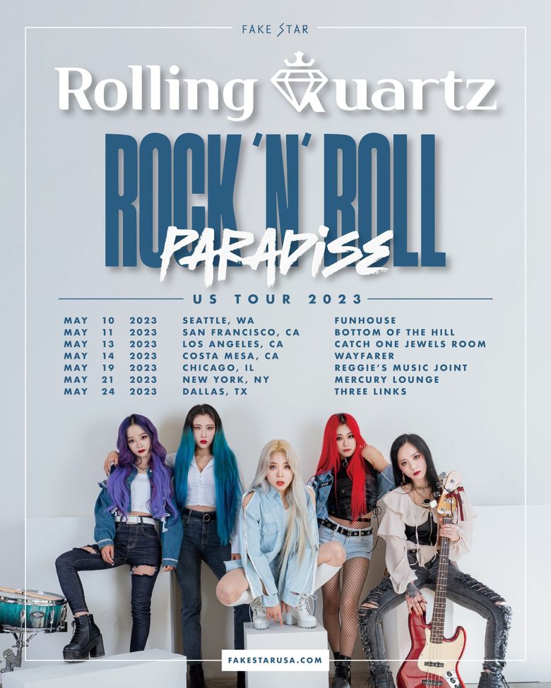  2023 Rolling Quartz “Rock N’ Roll Paradise” First USA Tour: Ticket Details